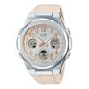 100 Meters Waterproof Quartz Resin Strap Women's Watch Silver Dial MSG-W610FE-4AJF
