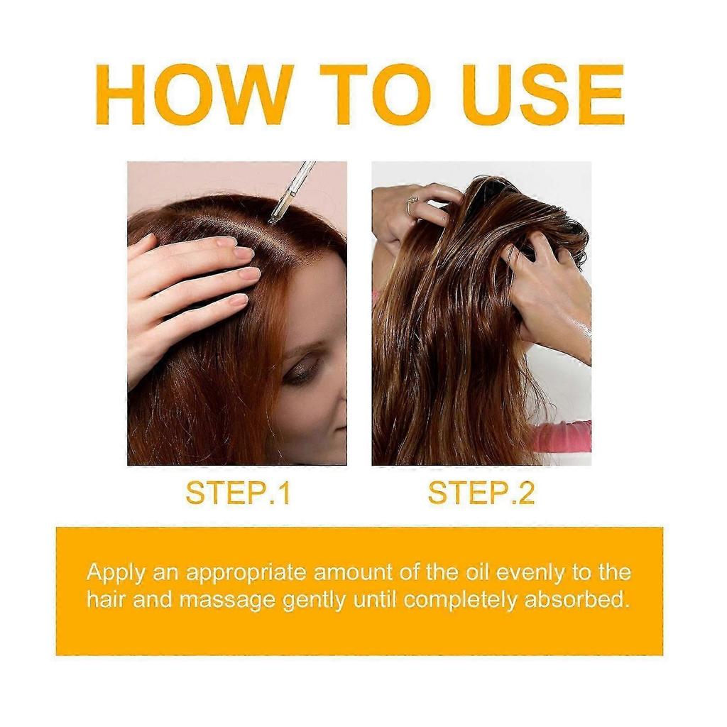 EELHOE Biotin Hair Growth Oil 30ml Anti Hair Loss Scalp Treatment Hair Strengthening Oil Serum