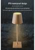 Rechargeable Touch Dimming Table Lamp - Decorative for Dining, Cafe & Bedside Night Light.