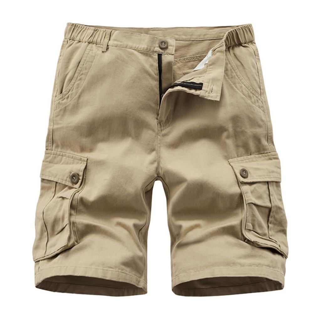 Men’s Fashion Camouflage Multi Pocket Cargo Shorts Outdoor Sports Hiking Five Shorts S to XXXL Waist Sizes 32 to 42
