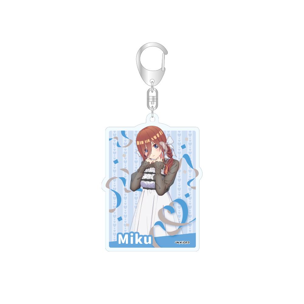 Die Quintessentiellen Quintuplets Ichika Nino Miku Yotsuba Itsuki Offizieller Acryl-Schlüsselanhänger Tasche Anhänger Anime-Artikel Fans Charme Geschenk