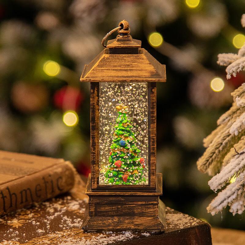 Glowing Christmas Tree Snow Globe Lantern Christmas Tree Design