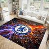 Chelsea FC Design Crystal Velvet Carpet Cozy Non?Slip Printed Rug For Bedroom Living Room Entrance