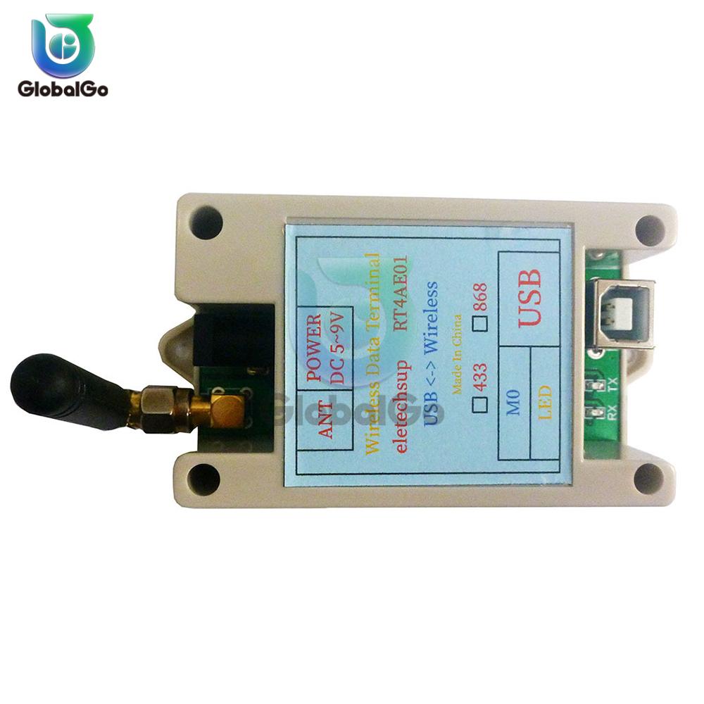 433MHz 868MHz Wireless Lora Data Transmission DTU RS232 RS485 Converter Long Distance Wireless Digital Radio
