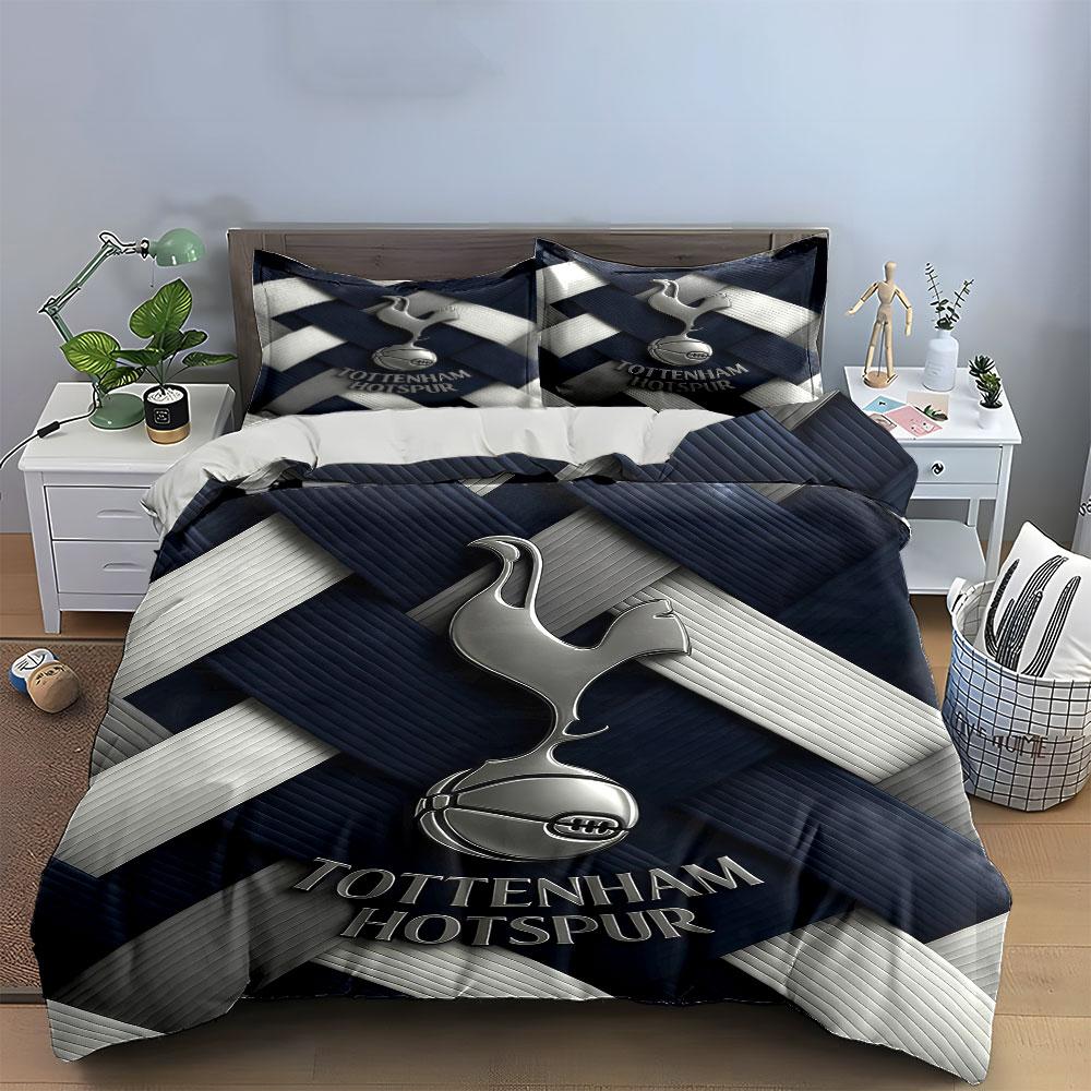 "Tottenham Hotspur Bedding Set" Bedding Duvet Cover Set Duvet Cover Pillowcases (1 * Duvet Cover 2 * Pillowcases, Without Duvet Insert)