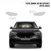 Pro BMW X5 G05 M SPORT - 2 ks Průhledná kouřově černá TPU fólie na ochranu světlometů auta
