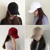 Solid Color Baseball Cap Men's O Hat Women's Spring and Autumn Versatile Casual Big Head Circumference Cap