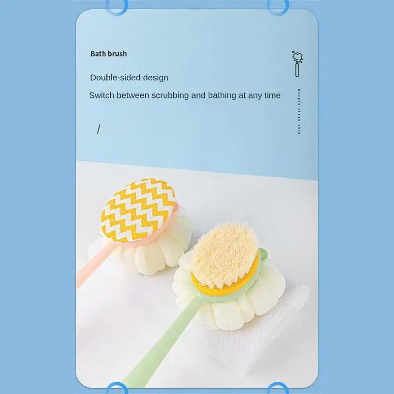 Bath Back Brush Artifact Soft Hair Long Handle Rub Back Back Rub Bath Brush Body Rub Mud Do Not Ask For Help Strong Rub Bath
