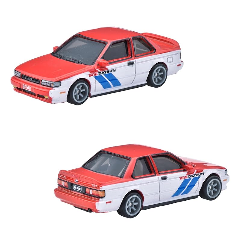 Hot Wheels Wheels) premium collector set - BRE datsun vehicle toys mini car 4 units From 3 years old HRT52