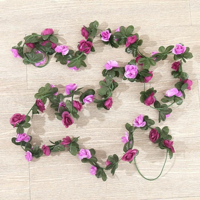 45 Rose Vine Artificial Silk Flowers - Decorative Simulation Vines