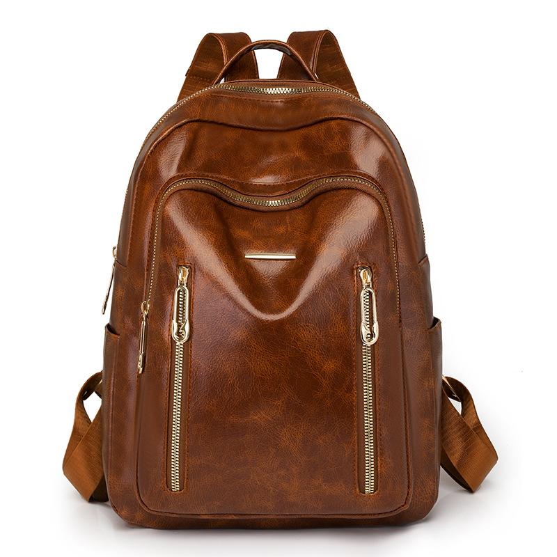 

Весенний рюкзак для женщин из мягкой ПУ кожи, рюкзак в корейском стиле, универсальный, модный тренд, простая сумка