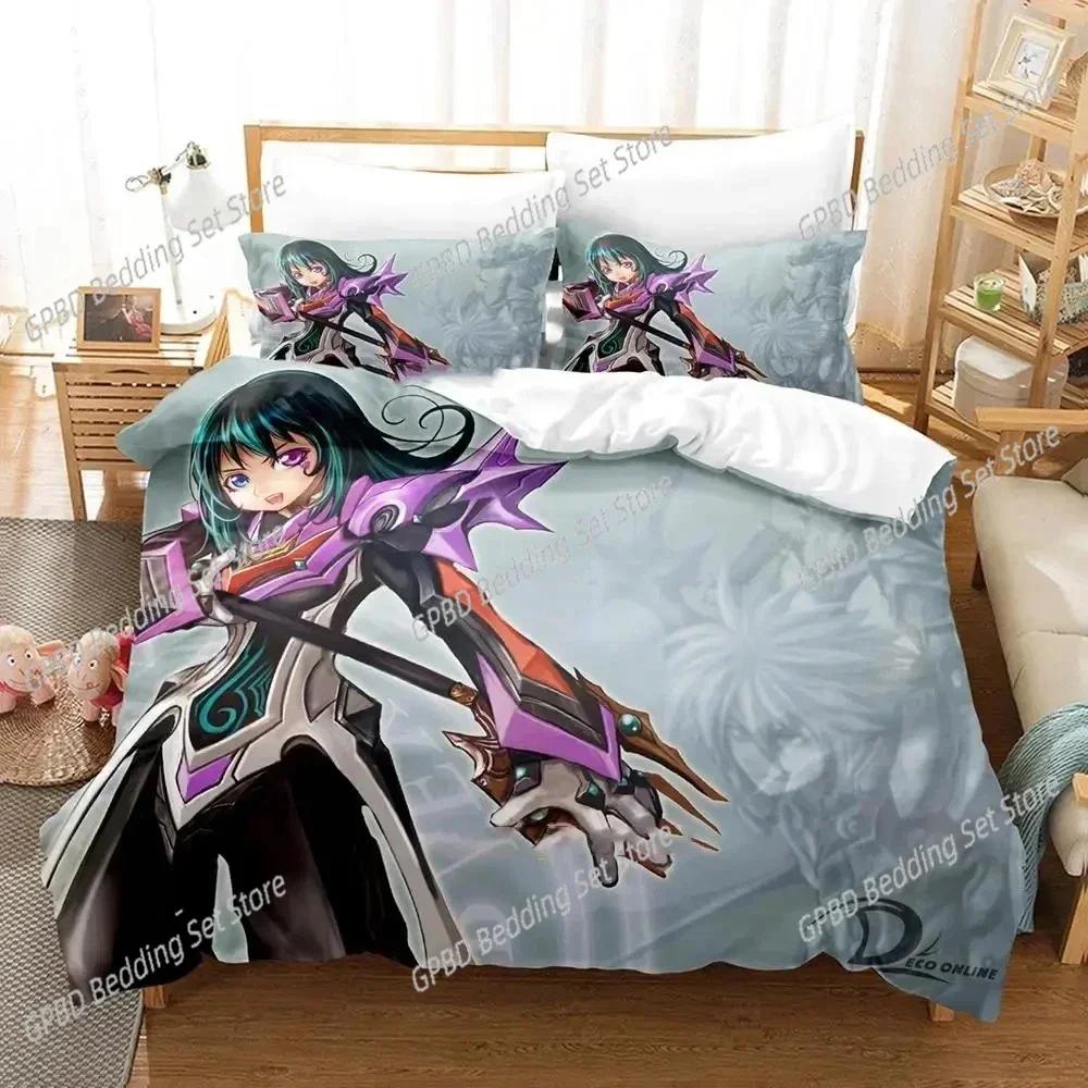 Luxury New 3D Print Game Deco Online Bedding Set Duvet Cover Bed Set Quilt Cover Pillowcase Queen Size Boys Adult Bedding