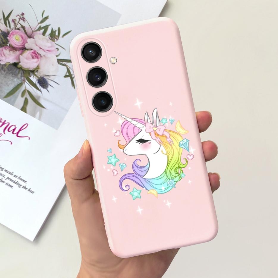For Samsung Galaxy A55 Case A15 A25 A35 5G Stylish Candy Painted Cover Soft TPU Phone Case For Samsung A15 Galaxy A25 2023 Shell