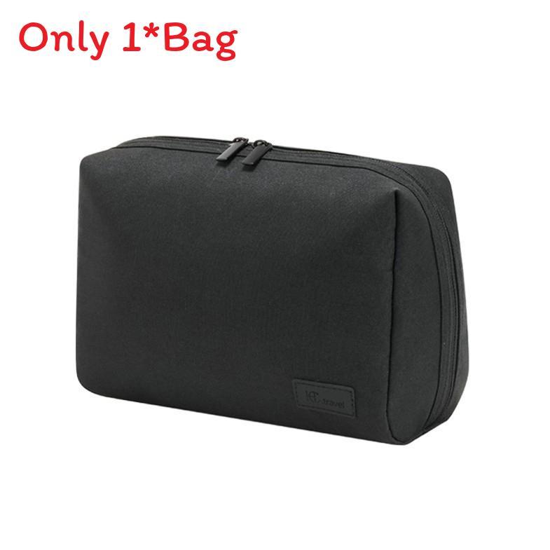 Modern Simplistic Makeup Bag With Waterproof Polyester For Travel And Cosmetics Storage