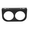 2 Hole Gauge Panel, 2" Easy Installation, Secure Dash Gauge Pods for Vehicles (Black)