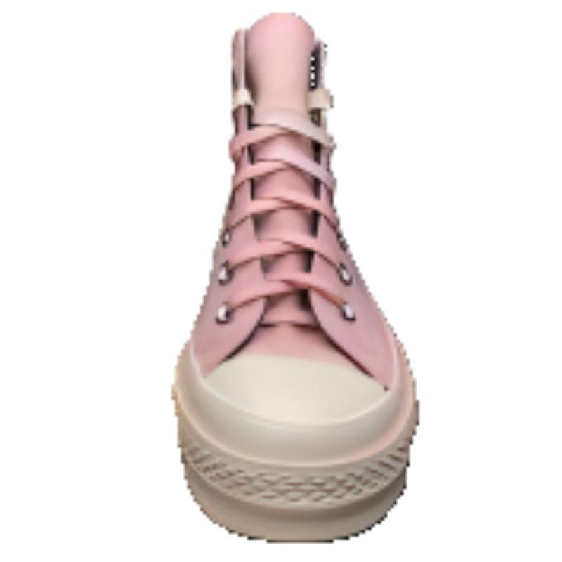 Converse Chuck Taylor All Star 1970s Comfortable and Versatile High-Top Canvas Shoes Unisex Pink White