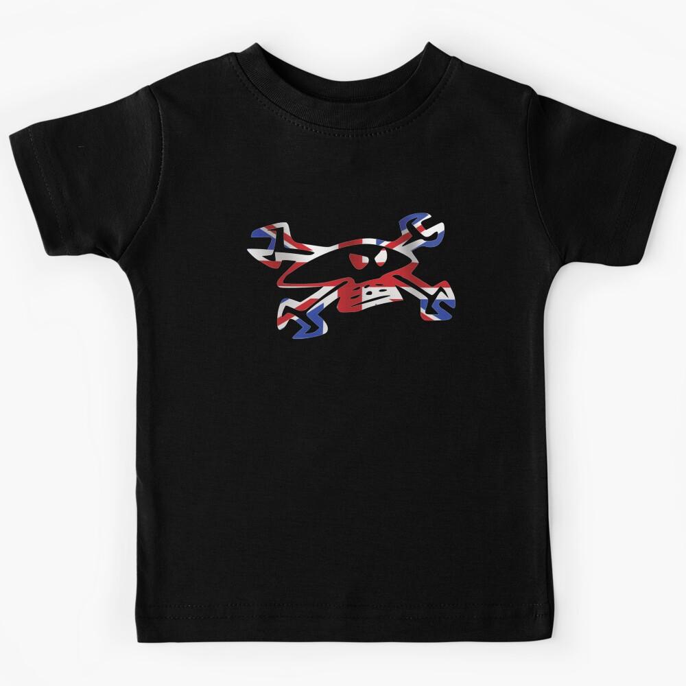 Guy Martin Skull Logo - Union Jack Kids T-Shirt 120