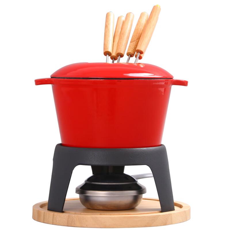 Wutuo Enamel Cast Iron Cheese Pot