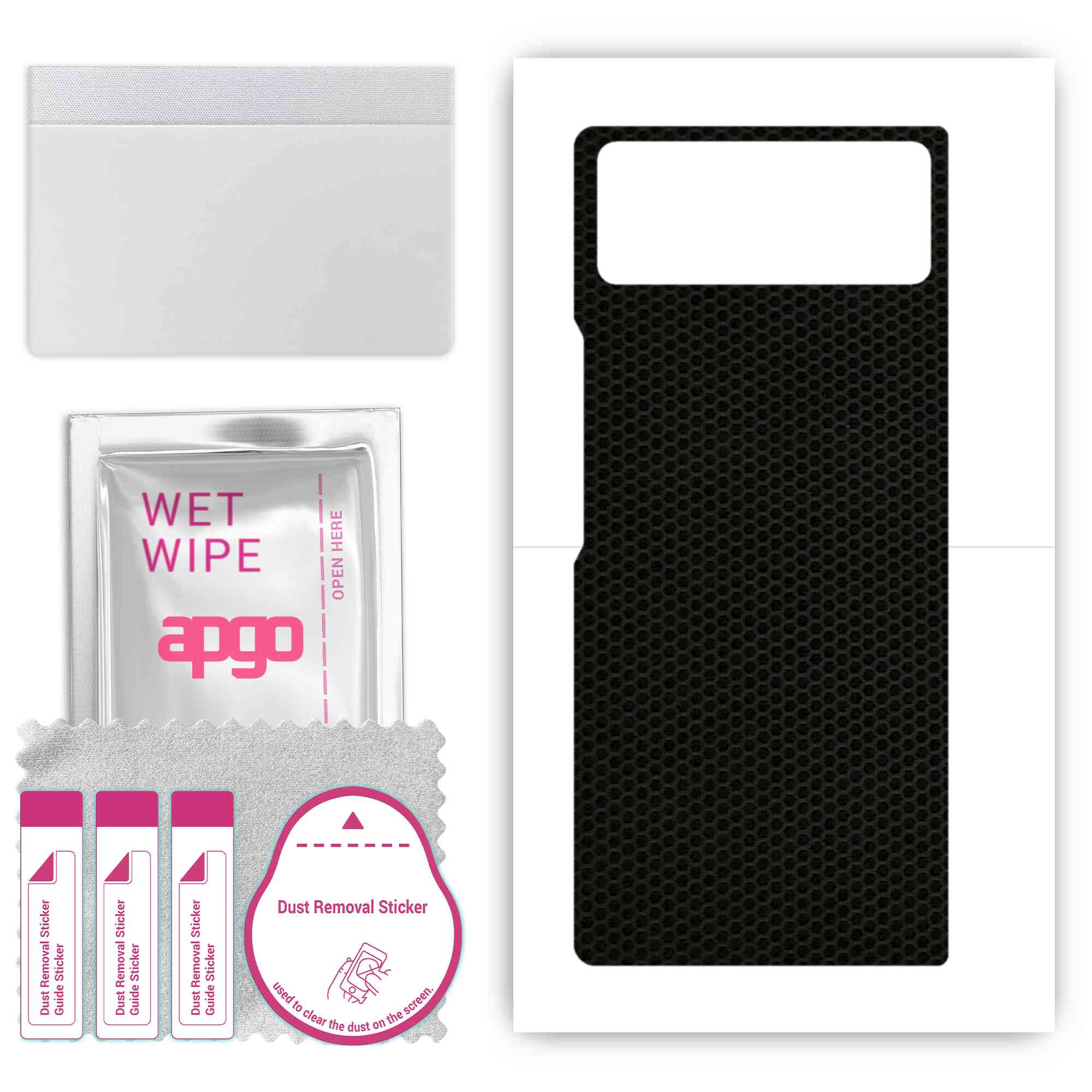 

apgo Protective Skin Sticker for the back compatible with Xiaomi Mix Fold 2, Wrap Film, Foil, Vinyl - Pattern Matrix