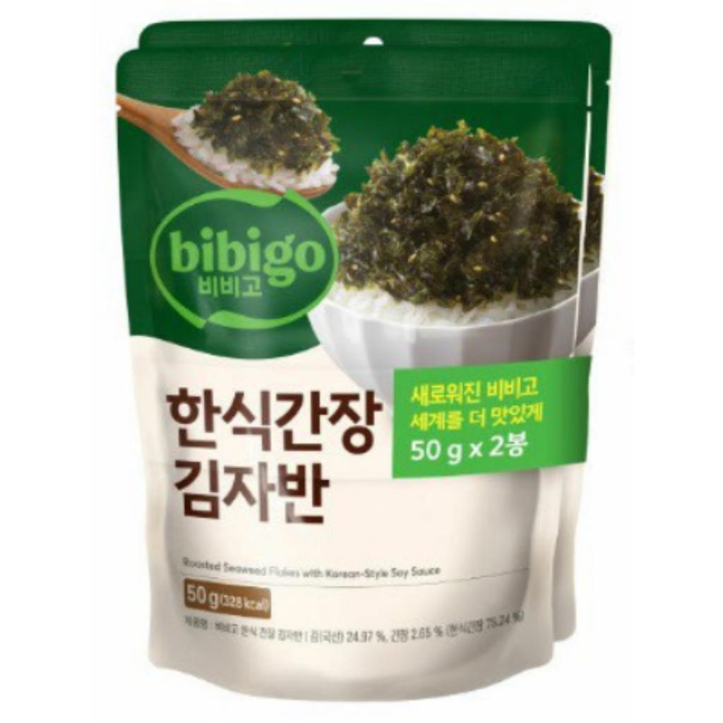 [bibigo] Жареные хлопья морской капусты 50гx2шт Soy Sauce 2Pcs