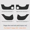 Anti Kick Pads for Tesla Model Y Juniper 2025 Whole Car Nappa Leather Interior Decoration Rear Seat Backrest Mats Accessories