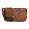 Nolita 19 Classic Monogram Disco Print Zipper Wristlet Clutch Small Women Clutch Khaki C7294-IME7V