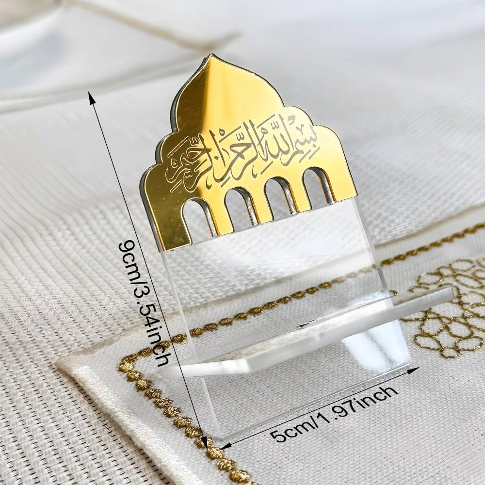 Acrylic Eid al-Fitr Decoration Family Decoration Islamic Theme Eid al-Fitr Gift Small Things Rack Decorative Rack