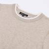 LAP Contrast Line Short Sleeve Slim Knit Ar1Kh360