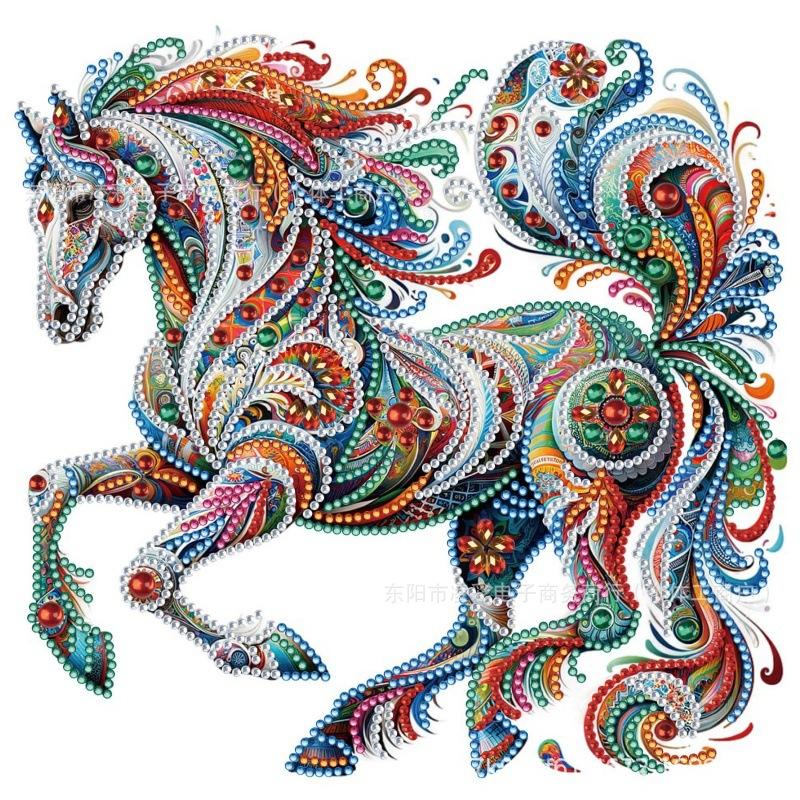 Tiktok Flash Diamantmalerei DIY Diamantaufkleber Kristall Diamant Handbemalung Voll Diamant Quadratischer Diamant Buntes Dekoratives Gemälde