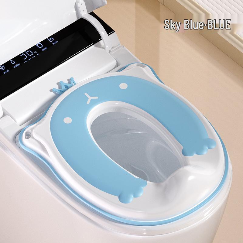 Child's Toilet Seat with Ladder and Cushion for Boys and Girls