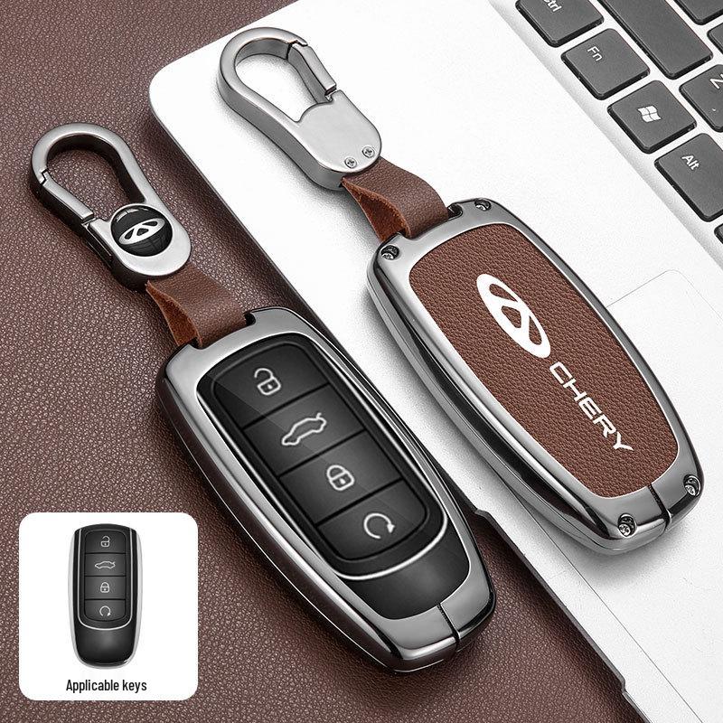Men's Luxury Smart Key Case for Chery Tiggo 8pro/8plus/9 Arrizo