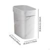 Mramorová koupelna Odpadkový koš Koš na odpadky Moderní kontejner pro domácnost