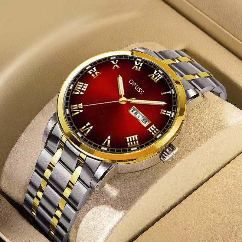 Fully Automatic Movement Watch Men'S Watch Luminous Waterproof Calendar High-End Handsome And Fashionable