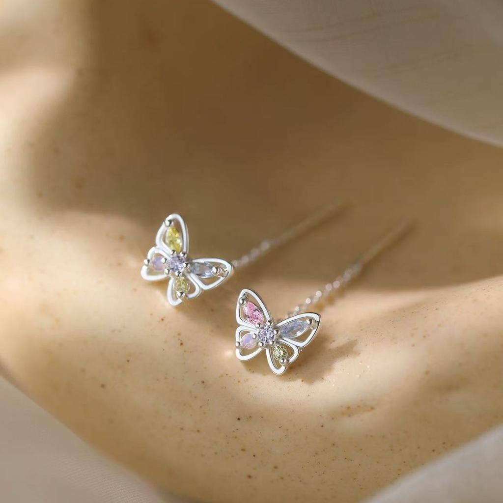 Female Niche Light Luxury Butterfly Earrings