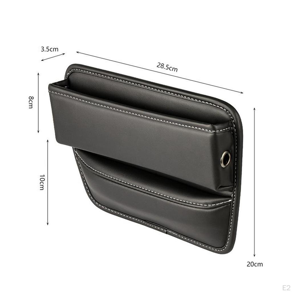 Seat Gap Organizer Multifunctional Storage Box with Charging Hole for Pens