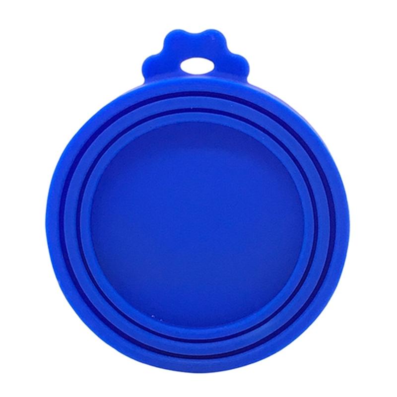 Reusable 3-in-1 Pet Food Can Silicone Cover Dogs Cats Storage Tin Can Lid Seal Cover Pet Food Storage Moisture-proof Lid