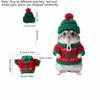 Sweater and Hat Small PET Clothes Set Christmas Theme PET Outfit Set  Holiday
