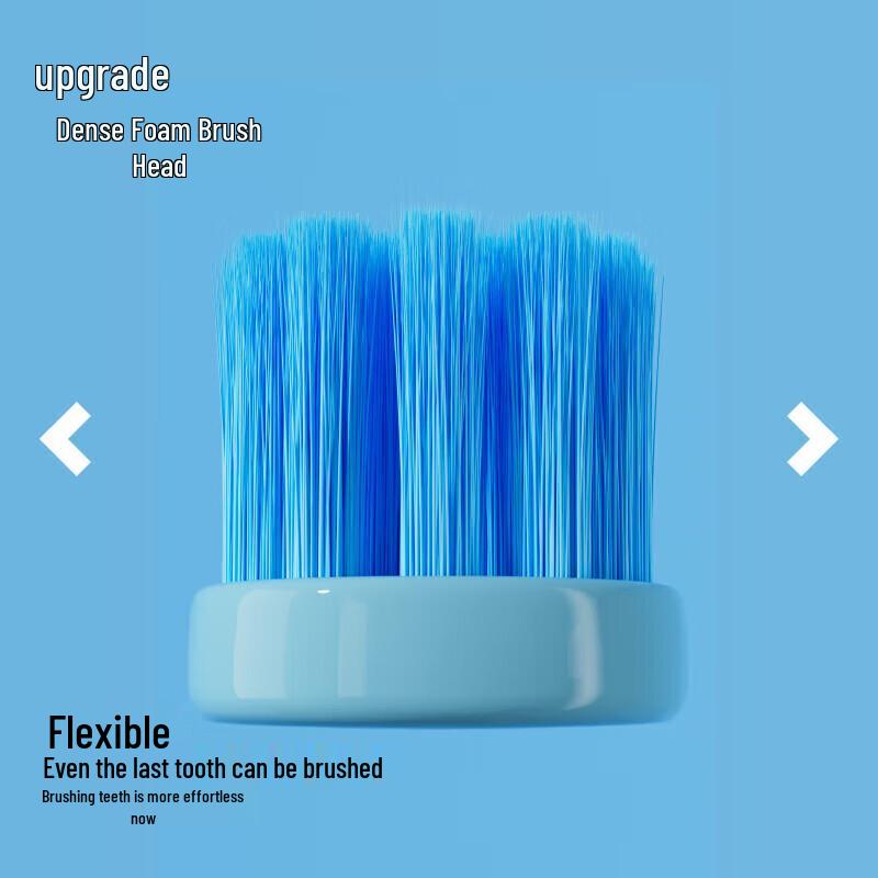 Cansan Dense Foam Rainbow Toothbrush 4-Pack