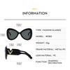 Women's sunglasses, fashionable large-frame butterfly sunglasses