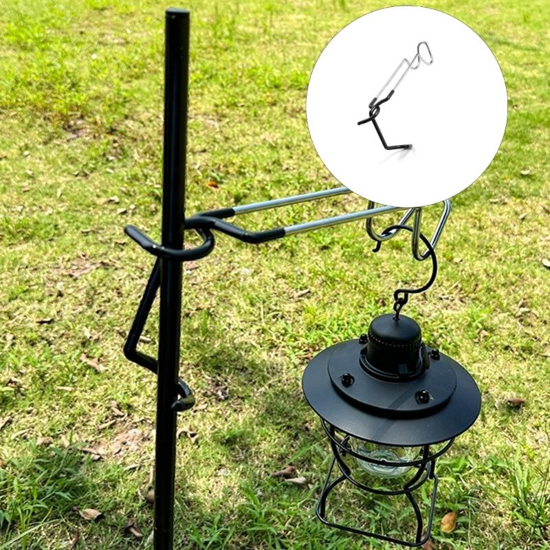 Camping Lamps Hook Hangers, Double-Ended Storage Hook Multipurpose Camping Light Lamps Hook, Metal Hook