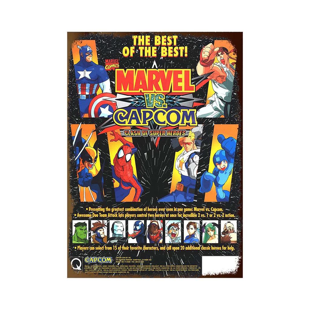 Cartoon Anime Signs Double Dragon Movie Poster Vintage Decoration Wall Metal Tin Sign Garage Tin Board Painting Art Plate Sig