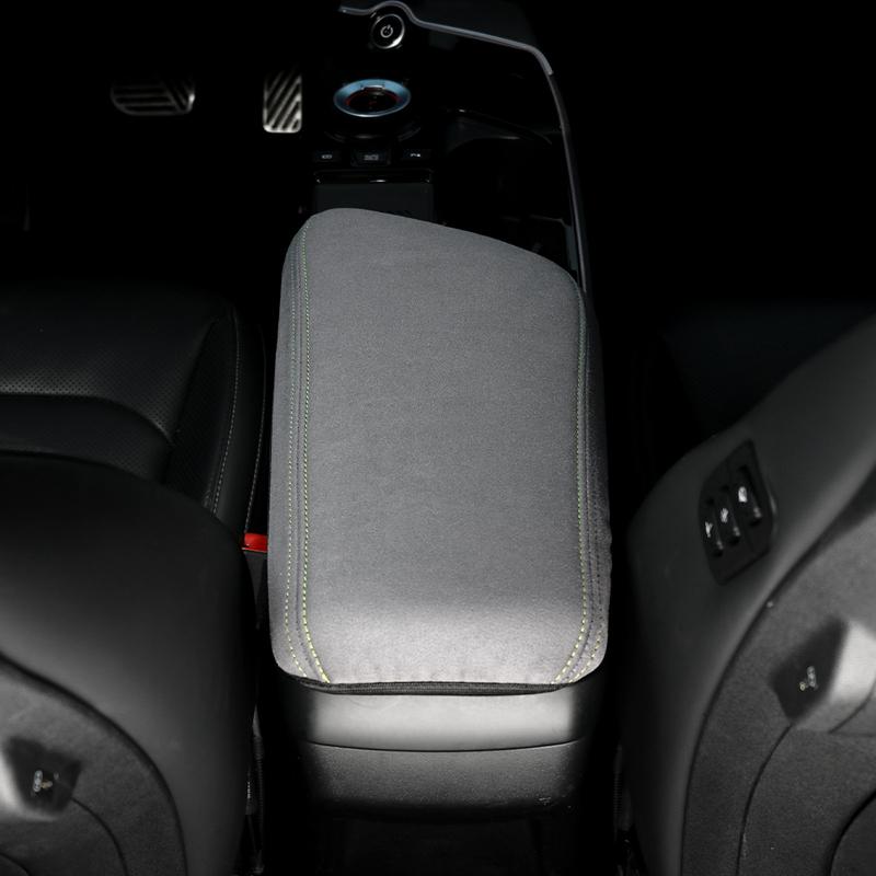 For KIA EV6 -2026 Left-hand Drive Car Interior Accessories Centre Console Armrest Box Velvet Plastic Velour Protective Cover