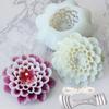 3D Flower Candle Silicone Mold with Wick Holder Cotton Candle Wick DIY Craft Ornament Soap Aromatherapy Making Home Deocor