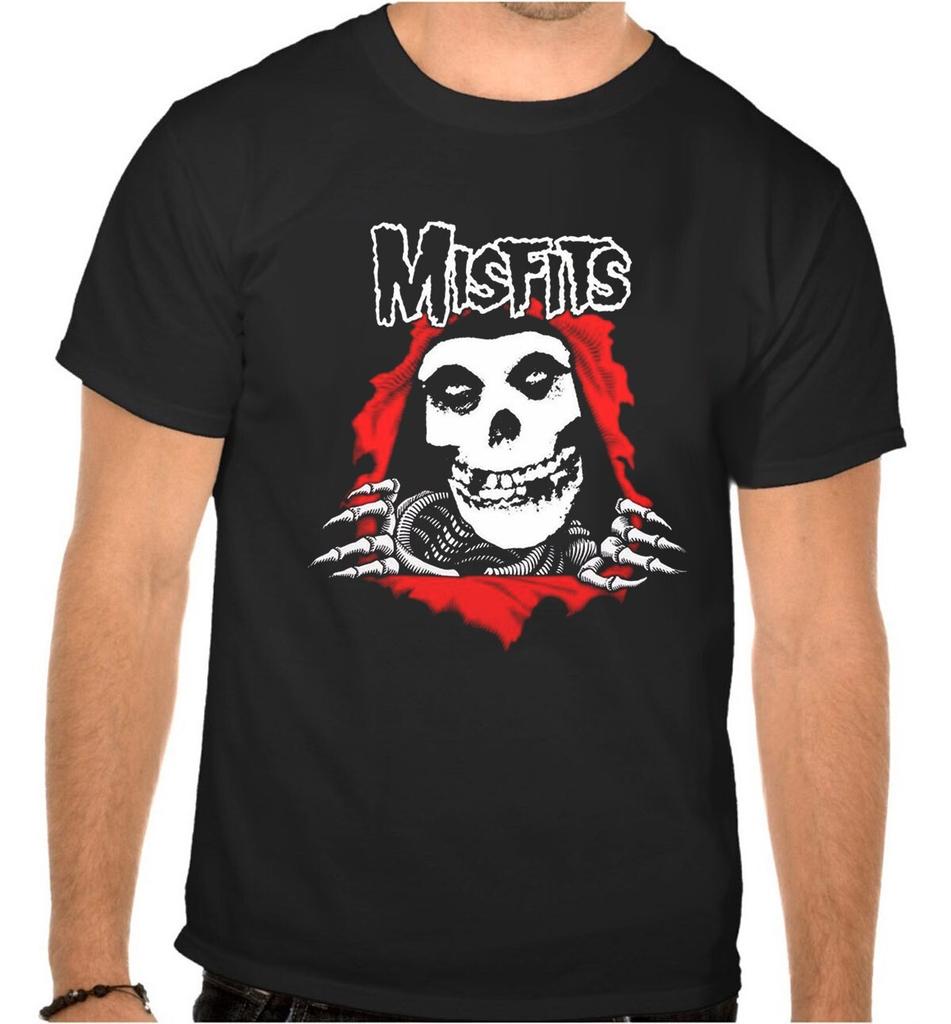 Misfits Rock Music Logo Black Tshirt 1041
