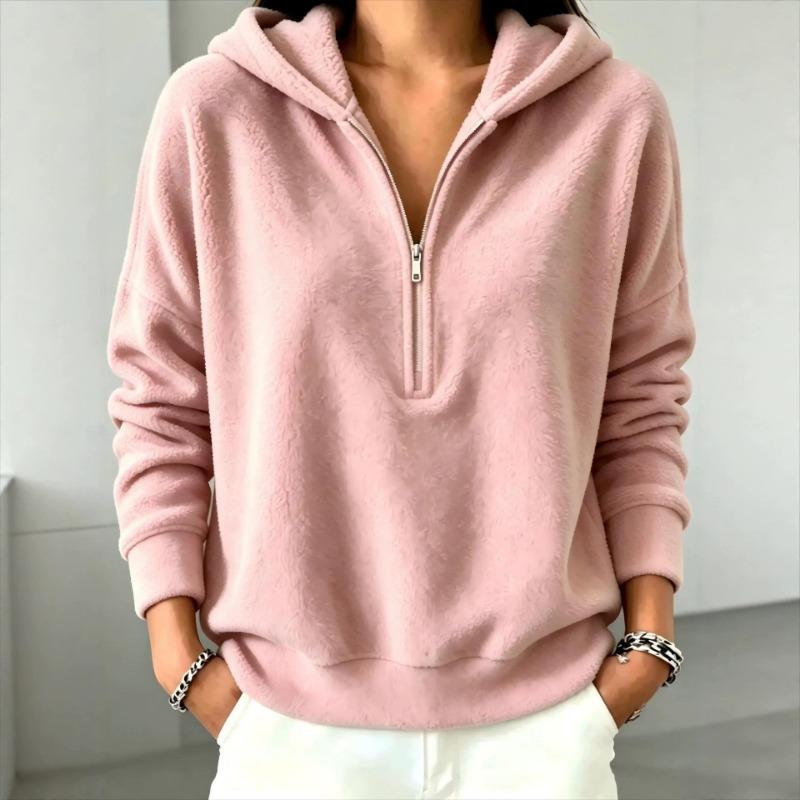 Women S Fall Winter Fleece Hooded Sweatshirt Casual