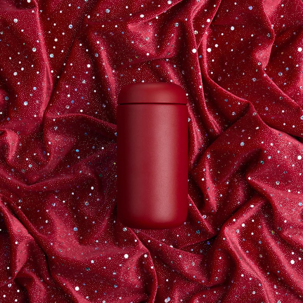 Fellow Carter Move Mug, Official Manufacturer Insulated Tumbler, Perfect for Travel and Commuting (Red, 16oz (470ml))