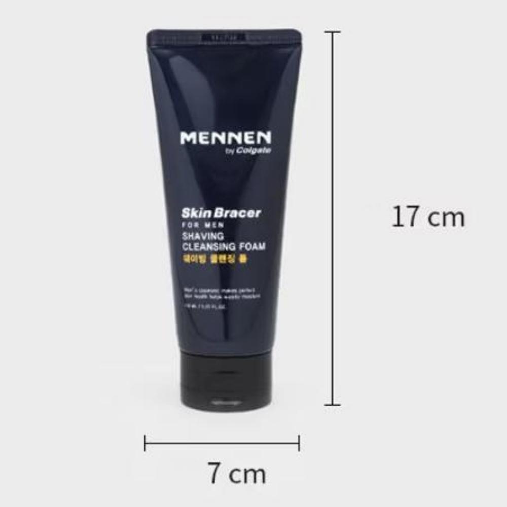 Mennen SkinBracer for Men Shaving & Cleansing Foam 150 Ml(5.07 FL.OZ.) X 2 (ea)