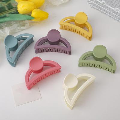 Crossing Teeth Strong Claws Hair Claw Acrylic Candy Color Frosted Large Hair Clip Hair Accessories