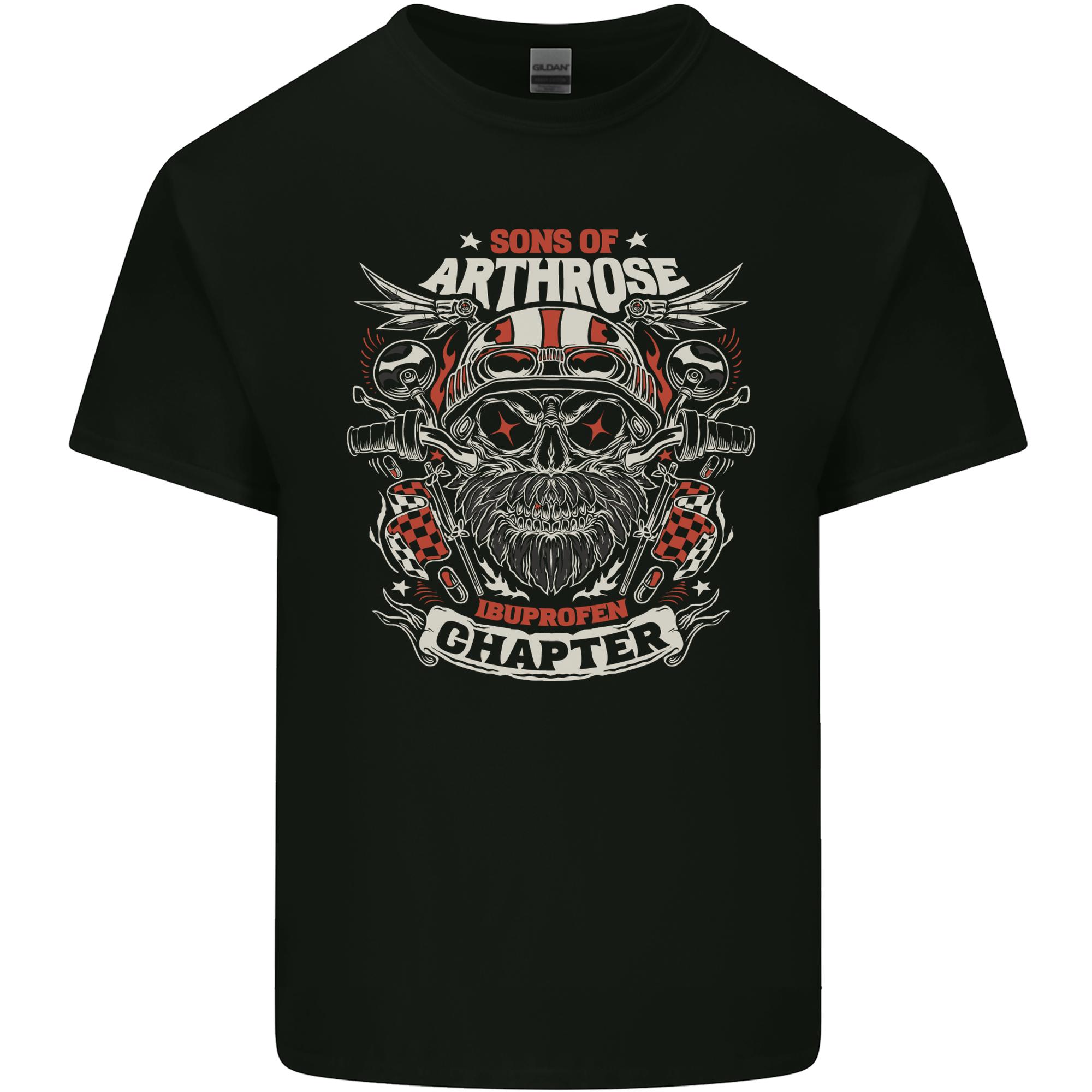 Sons of Arthrose Funny Biker Motorbike Motorcycle Unisexs Light Cotton TShirt S