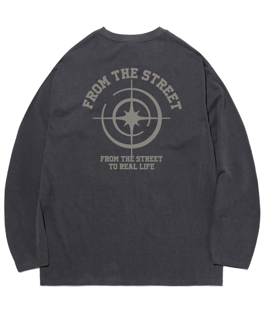 Bibalabida Compass Pigment Long Sleeve T-Shirt